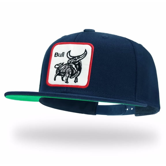 Farm Animal Bulls Snapback Hats for Men Women Adjustable Dad Wool Baseball Caps