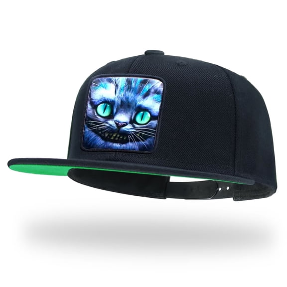 Farm Animal Cat Snapback Hats for Men Women Adjustable Dad Wool Baseball Caps
