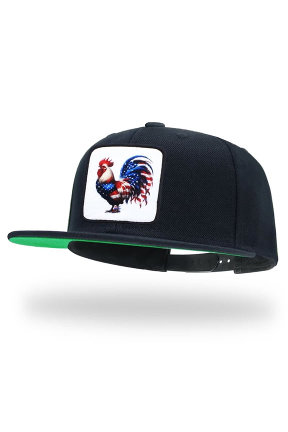Farm Animal Cock Snapback Hats for Men Women Adjustable Dad Wool Baseball Caps