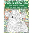 thumbnail image 1 of Farm Animal - Coloring Book - Calf, Pig, Goat, Pony, and more (Paperback), 1 of 1