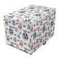 thumbnail image 1 of Farm Animal Dog Crate Cover, Repetitive Pattern of Cartoon Pigs, Easy to Use Pet Kennel Cover Small Dogs Puppies Kittens, 7 Sizes, Blue Grey Blush, by Ambesonne, 1 of 6