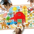 thumbnail image 1 of Farm Animal Party Giant Coloring Poster - 31.5X 72 Inches - Versatile Classroom Wall Décor & Birthday Activity - Farm Poster or Table Cover for School Parties and Special Events, 1 of 5