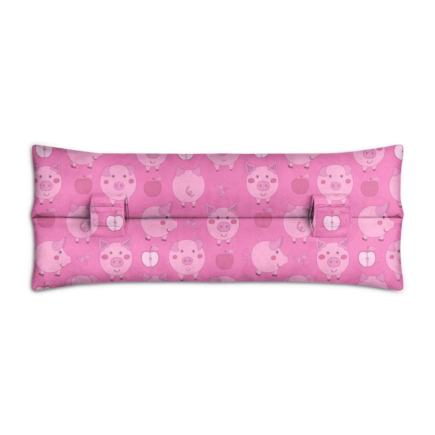 Farm Animal Print Post Surgery Seatbelt Pillow - Soft Cushion for Mastectomy & Heart Surgery Recovery with Cute Cartoon Pig