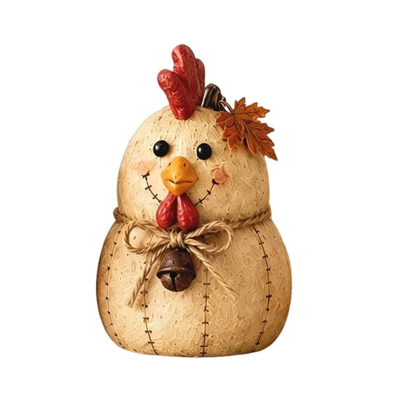 Farm Animal Pumpkin Figurines - Fall Figurines for Thanksgiving Table Decor, Fall Shelf Decor & Primitive, Cow Decor for Home Halloween Harvest Indoor Shelf Bookshelf Table Windowsill