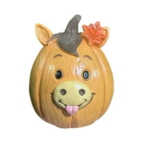 Farm Animal Pumpkin Statues Ornaments Cute Desktop Home Decorations, Craft Artwork For Holiday Gift, Decorative Sculpture Adding Ambiance To Indoor