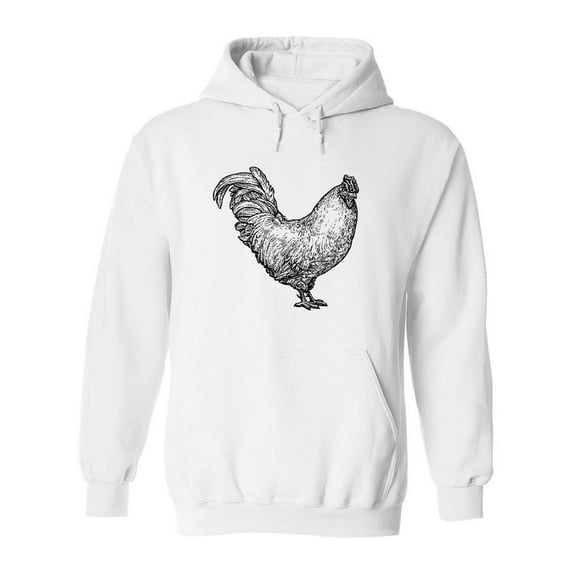 Farm Animal Sketch Hoodie Men -Image by Shutterstock, Male Large