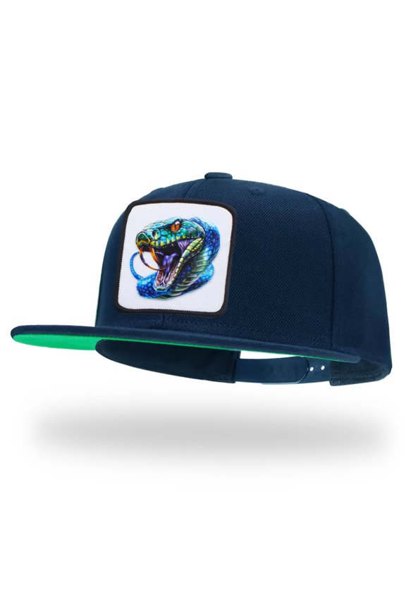 Farm Animal Snake Snapback Hats for Men Women Adjustable Dad Wool Baseball Caps