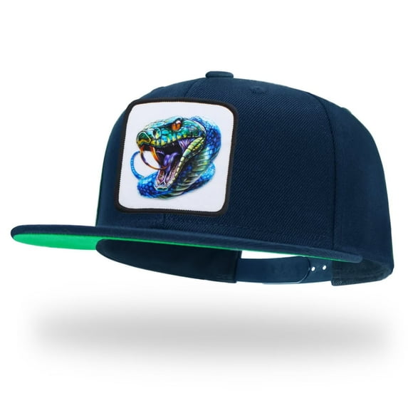 Farm Animal Snake Snapback Hats for Men Women Adjustable Dad Wool Baseball Caps