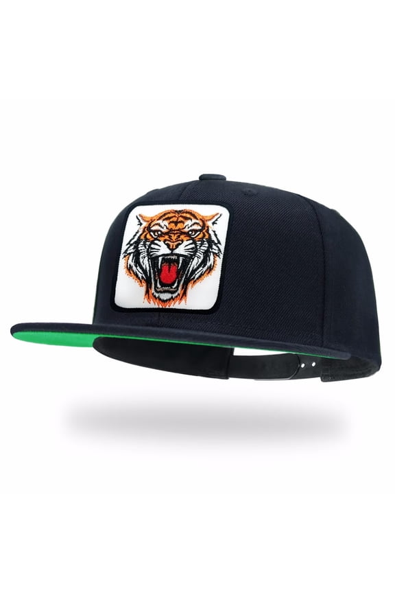 Farm Animal Tiger Snapback Hats for Men Women Adjustable Dad Wool Baseball Caps