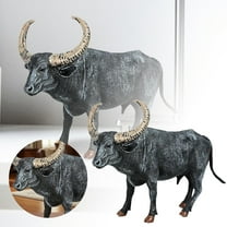 Farm Animal Toy Figurine Realistic Bull Model for Kids Educational Large Scale Cattle