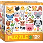 Farm Animals 100-Piece Puzzle