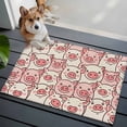 thumbnail image 1 of Farm Animals Cheek Front Door Rugs 2x3 ft Cute Cartoon Funny Pig Face Graffiti Small Rug for Entryway Non Slip Washable Bathroom Door Mat Absorbent Floor Mat for Indoor Entrance, 1 of 9