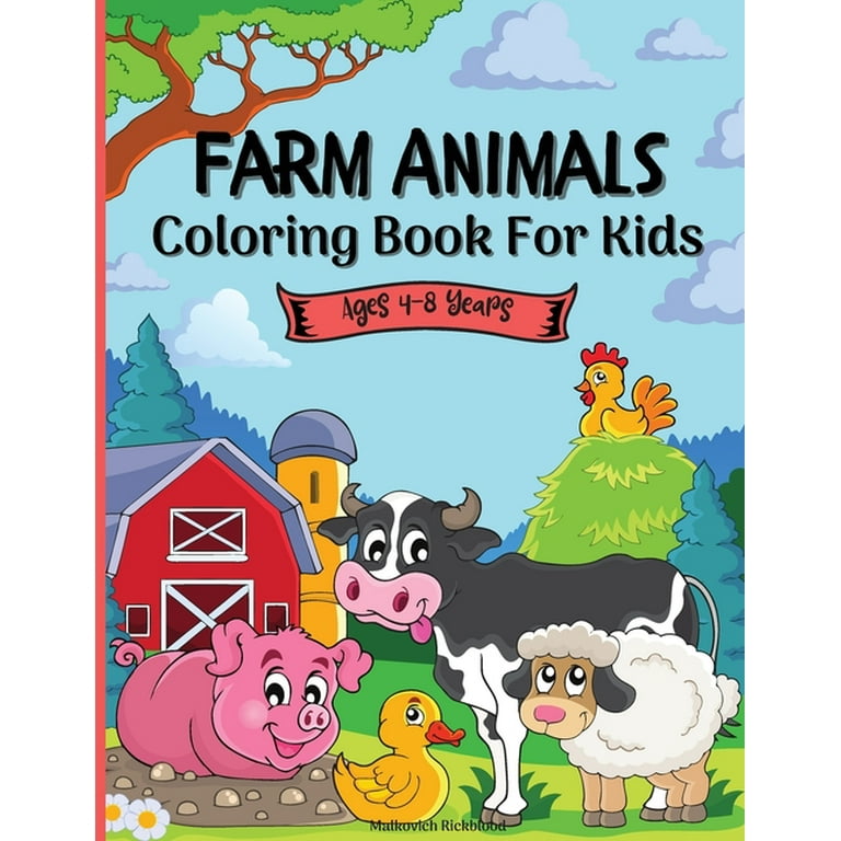 Cute Stuff Color By Number: Big and Easy Coloring Book with Animals,  Flowers, Foods, and More for Kids Ages 4-8