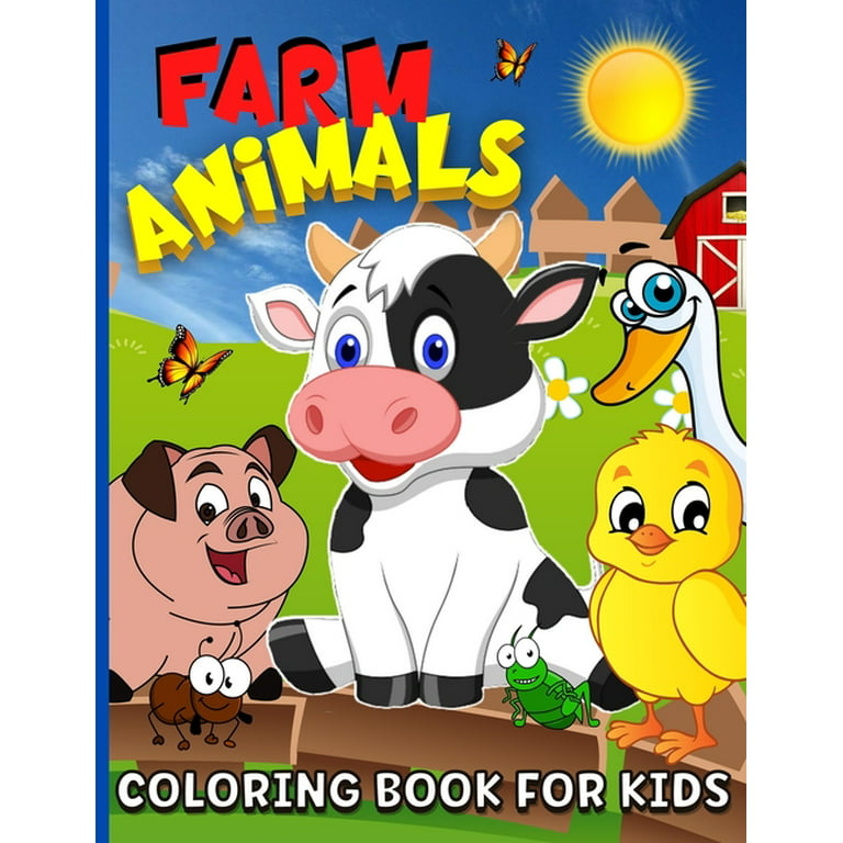 Kids Coloring Books Animal Coloring Book: for Kids Ages 4-8 (Paperback)