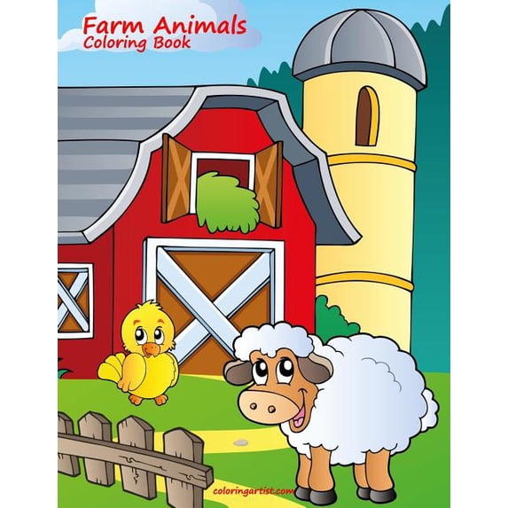 Farm Animals Coloring Book 1
