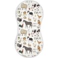 Farm Animals Muslin Baby Burp Cloths Super Absorbent and Soft Burping