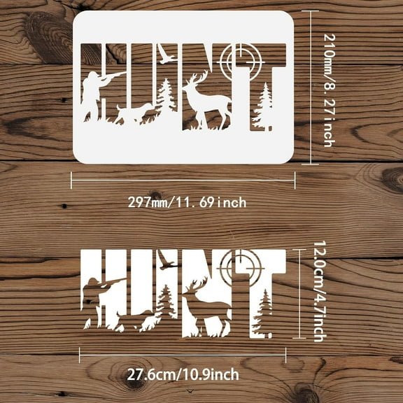 Farm Animals StencilSet - 11.8x11.8inch Pig Cow Horse Chicken Barn Duck Donkey Sheep Goat Animal Stencil Templates