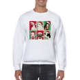 thumbnail image 1 of Farm Animals Xmas - Santa Hat Festive Men's Sweatshirt, 1 of 4