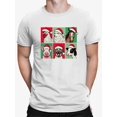 thumbnail image 1 of Farm Animals Xmas - Santa Hat Festive T-shirt Men's, 1 of 4