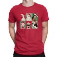 thumbnail image 1 of Farm Animals Xmas - Santa Hat Festive T-shirt Men's, 1 of 4