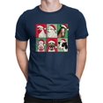thumbnail image 1 of Farm Animals Xmas - Santa Hat Festive T-shirt Men's, 1 of 4