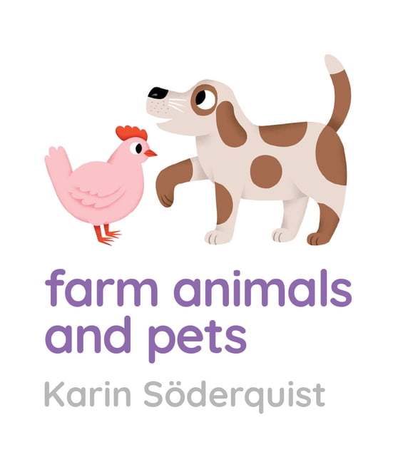 Farm Animals and Pets, (Board Book)