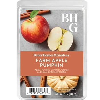 Farm Apple Pumpkin Scented Wax Melts, Better Homes & Gardens, 5 oz (Value Size)