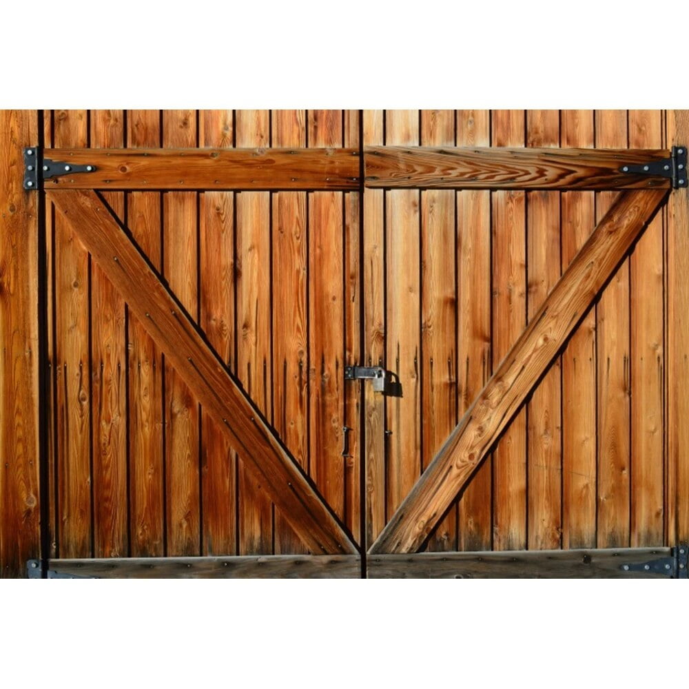 Farm Barn Wooden Door Backdrops Photography Autumn Baby Shower Birthday