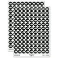 thumbnail image 1 of Farm Barn with Silo 200+ Round Stickers - Black - Gloss Finish - 0.50" Size, 1 of 3