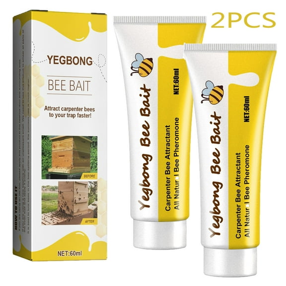 Farm Bee Attractant - Bee Attractant Lure, Bee Bait Lure/Attract More Honey Bees to Your Bait,Naturally Attracts To Your Hive,Farm Bee Traps To Attract Carpenter To Your Traps