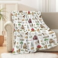 thumbnail image 1 of Farm Blanket Gifts Super Soft Lightweight Flannel Blankets Throw for Kids, Adult, Suitable for Couch, Sofa, Bed, Camping, Travel All Seasons 40"x50" for Kid, 1 of 1