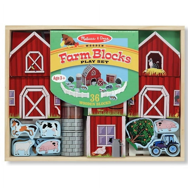 Farm Blocks Play Set Walmart