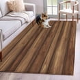 thumbnail image 1 of Farm Brown Wood Grain Area Rugs 4x6 ft Country Style Rustic Wooden Texture Washable Rug Non Slip Indoor Carpet Absorbent Floor Mat for Living Room Bedroom Dining Room, 1 of 9