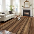 thumbnail image 1 of Farm Brown Wood Grain Large Area Rugs 8x10 ft Country Style Rustic Wooden Texture Washable Rug Non Slip Indoor Carpet Absorbent Floor Mat for Living Room Bedroom Dining Room, 1 of 9