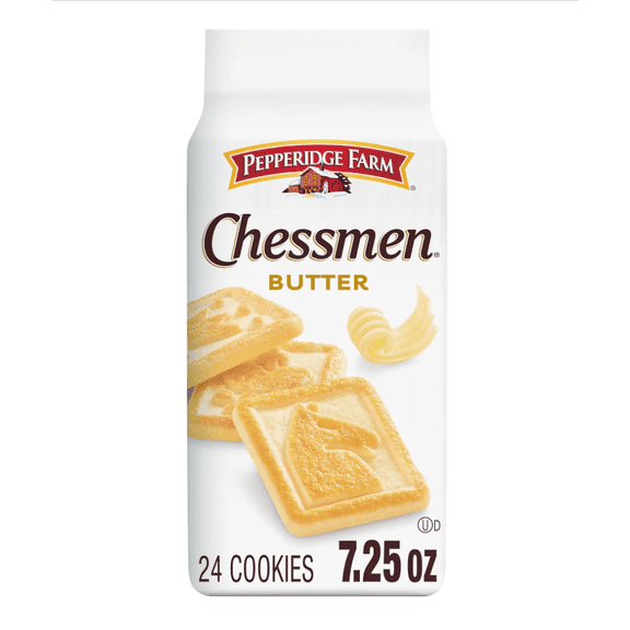 Farm Chessmen Butter Cookies, 7.25 oz. Bag (Packaging may vary)