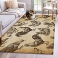 thumbnail image 1 of Farm Chicken Area Rugs 3x5 ft Country Rustic Rooster Hen Retro Farmhouse Washable Rug Non Slip Indoor Carpet Absorbent Floor Mat for Living Room Bedroom Dining Room, 1 of 9
