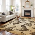 thumbnail image 1 of Farm Chicken Large Area Rugs 8x10 ft Country Rustic Rooster Hen Retro Farmhouse Washable Rug Non Slip Indoor Carpet Absorbent Floor Mat for Living Room Bedroom Dining Room, 1 of 9