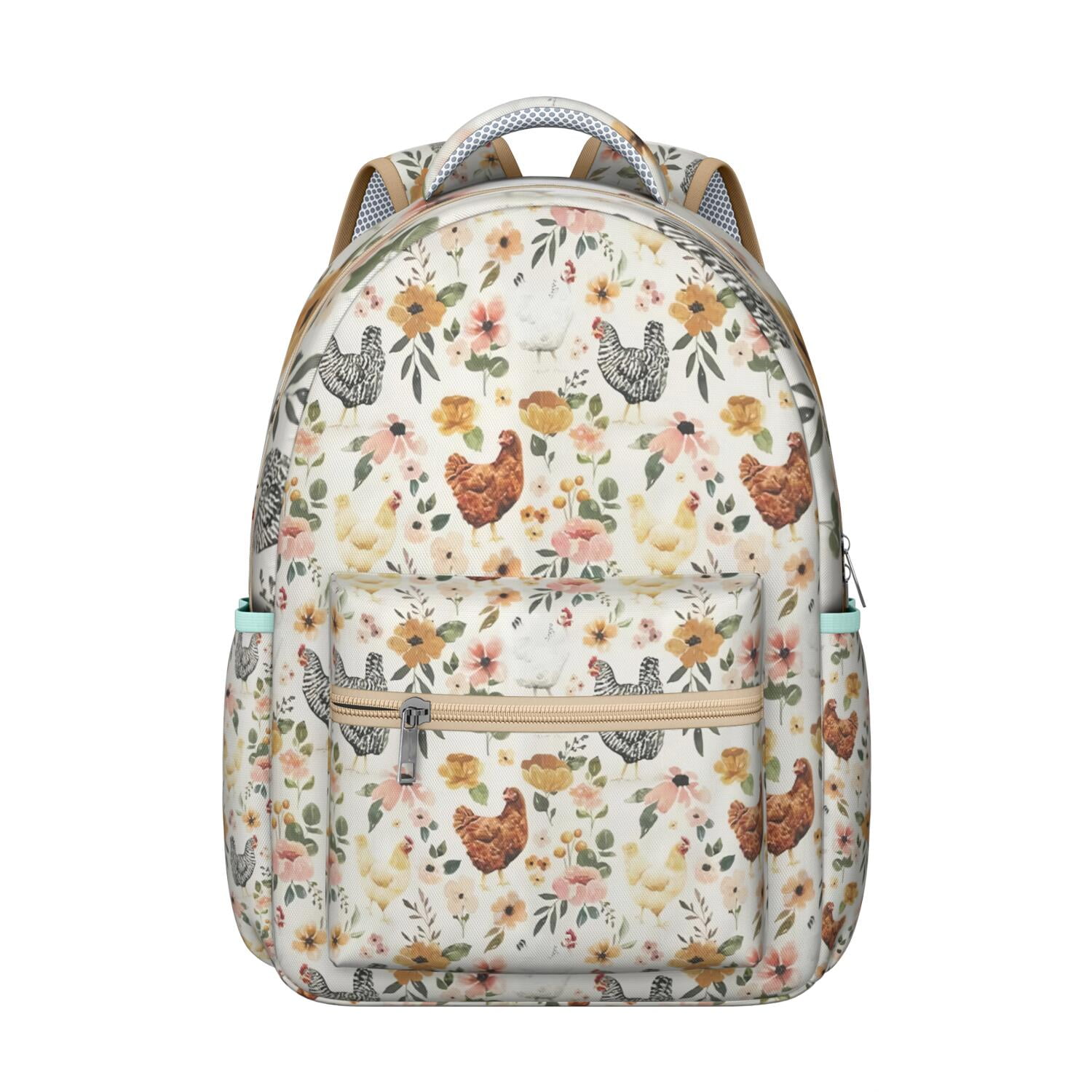 Pattern Print Farm Chicken Hen Backpack main image 0