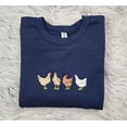 thumbnail image 1 of Farm Chickens Embroidered Crewneck, 1 of 1