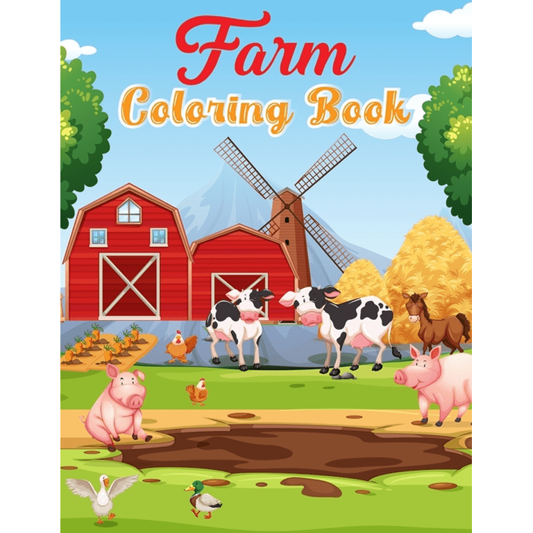 Farm Coloring Pages For Kids