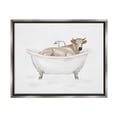 thumbnail image 1 of Farm Cow Bathing Tub Animal Animals & Insects Graphic Art Luster Gray Framed Art Print Wall Art, 1 of 6