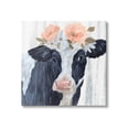 thumbnail image 1 of Farm Cow Floral Daisy Blooms Animals & Insects Graphic Art Gallery Wrapped Canvas Print Wall Art, 1 of 7