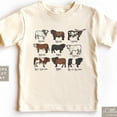 thumbnail image 1 of Farm Cow Toddler Shirt, Farm Animal Collage Baby Tee, Cute Graphic Cow Kids T-Shirt TODDLER SHORT SLEEVE TEE BELLA CANVAS 3001T, 1 of 3