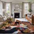 thumbnail image 1 of Farm Cows Area Rug 6x9 Washable Rug Non Slip Farmhouse Barn Funny Animals Butterfly Large Area Rug Soft Stainresistant Indoor Floor Carpet for Living Room Bedroom Home Office Dining Room Nursery, 1 of 8