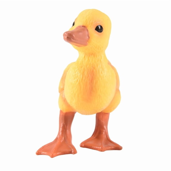 Farm Ducks Realistic Animal Figurines Duckling Little Duck Animal Figures for Children's Party Favors Toys Yellow