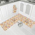 thumbnail image 1 of Farm Fall Mushroom Kitchen Floor Mats, Forest Colorful Plant 2 PCS Anti Fatigue Area Runner Rugs Set Texts on Linen Non-Slip Bathroom Comfort Standing Mat Home Decor, 1 of 6