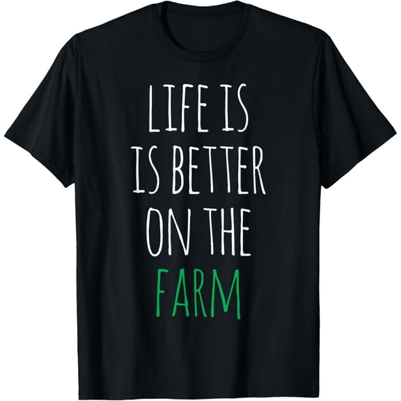 Farm Farmer Saying Gift T-Shirt men and women can wear, black, white, gifts.