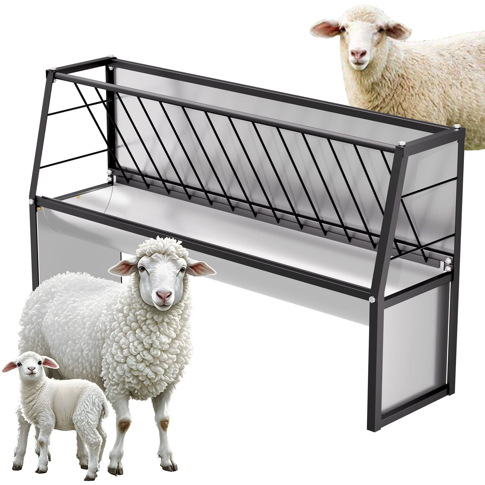 Farm Feeder Sink, Two Tier Feeding, 60 Gallon Total Volume, Galvanized ...