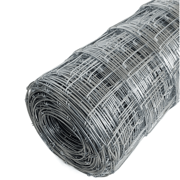 Farm Fence 4ft x 328ft 14Gauge Heavy Zinc Coating Cattle Fence,Galvanized Field Wire Fencing Deer Fence,Goat Fence,Hog Wire Fencing for Yard Livestock & Animals Protection