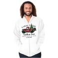 thumbnail image 1 of Farm Fresh Christmas Tree Truck Unisex Fleece Graphic Zip Up Hoodie Brisco Brands 3X, 1 of 5
